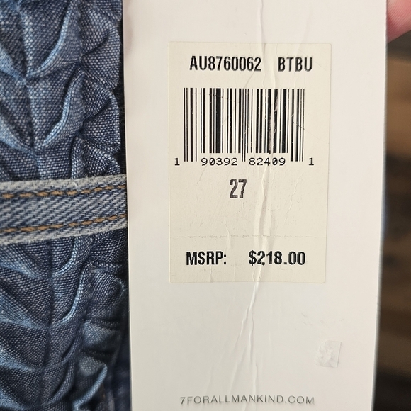 New 7 For all mankind The Ankle Skinny Jeans | 27 - Picture 6 of 9